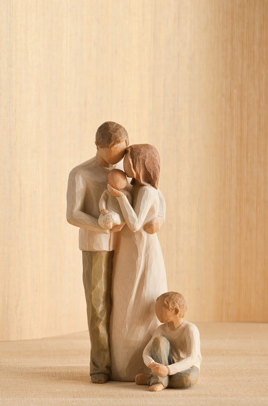 Parents with 2 children, Baby and Boy