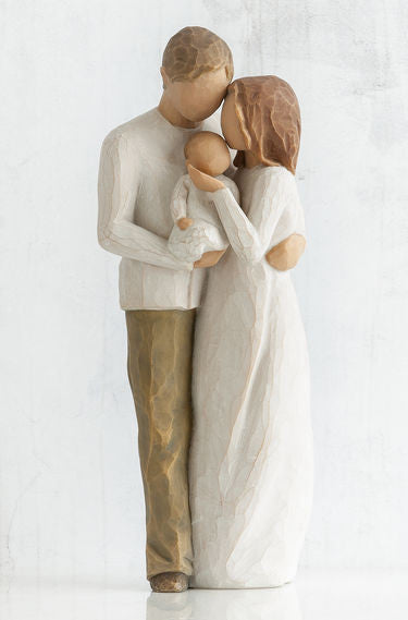 Parents with 2 children, 1 Boy, baby and dog