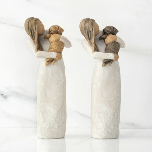 The Shabby Shed - Willow Tree Figurine - Adorable You (Golden Dog)