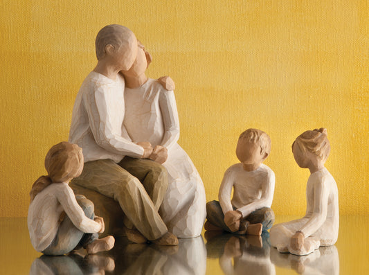 Grandparents with 3 grandchildren, 2 Girls and Boy