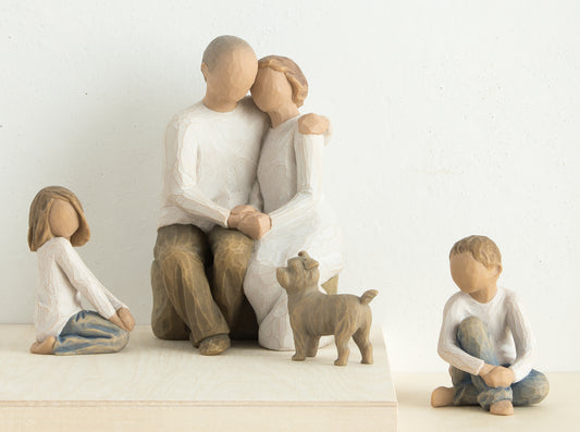 Grandparents with 2 Grandchildren and dog
