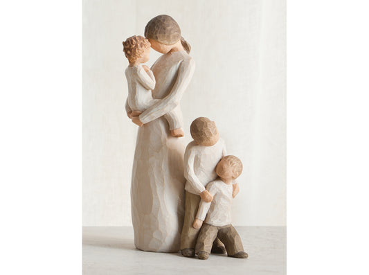 Mother with 3 children