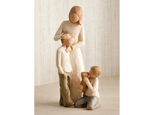 Mother with 2 Boys and dog