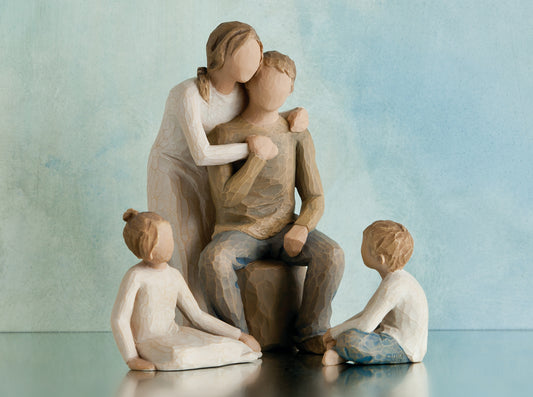 Parents with 2 Children, 1 boy and 1 girl