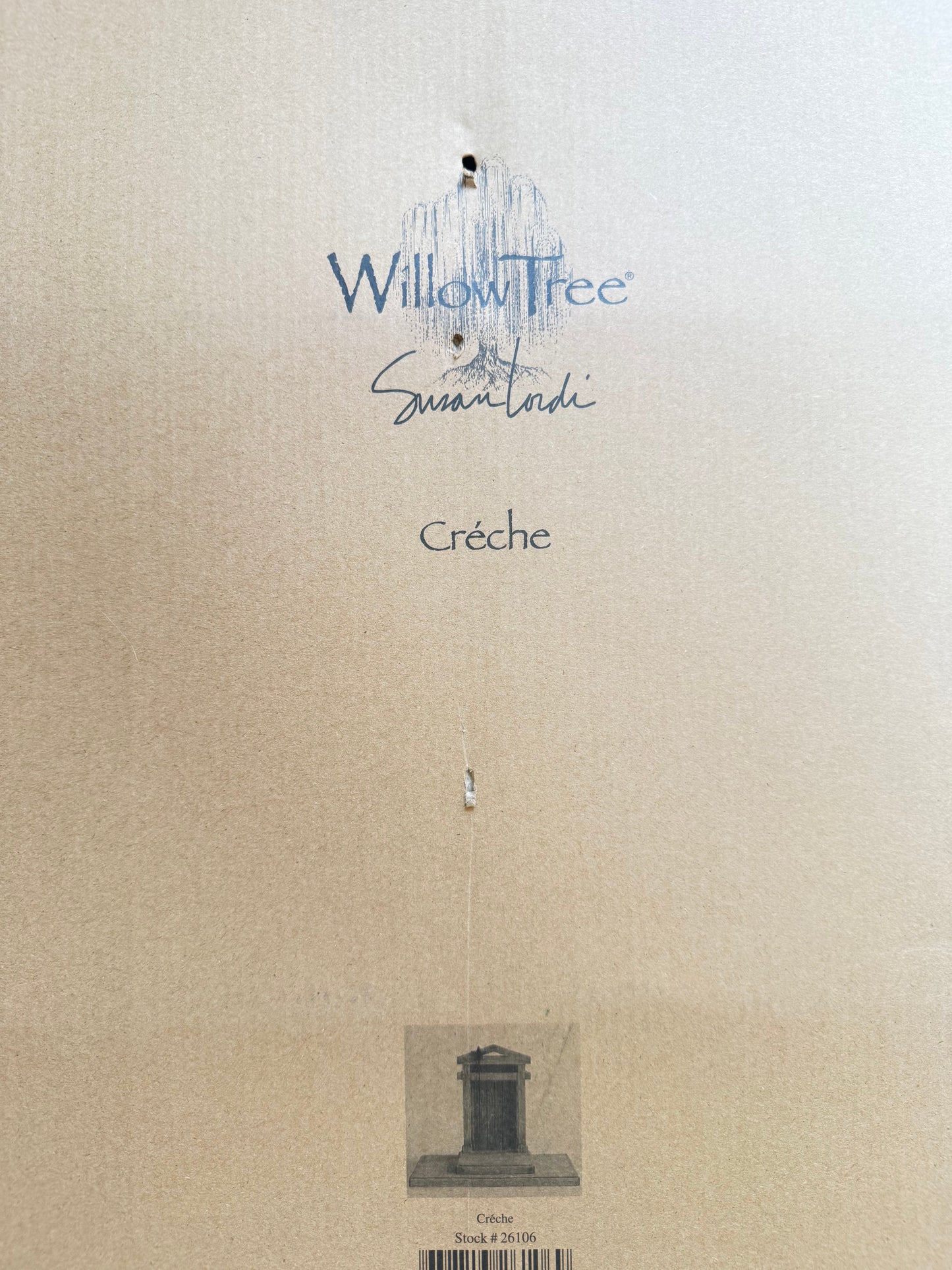 Clearance DAMAGED BOX  - Creche, Willow Tree Nativity Shelter