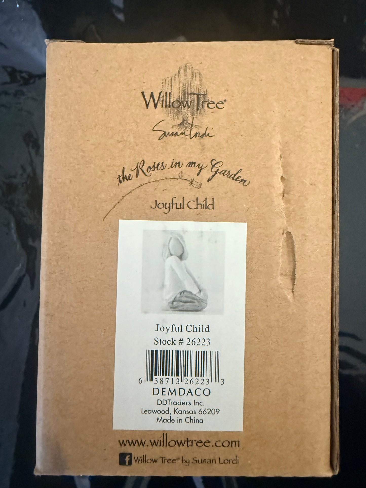 Clearance 'Joyful child' Willow Tree figurine Damaged box