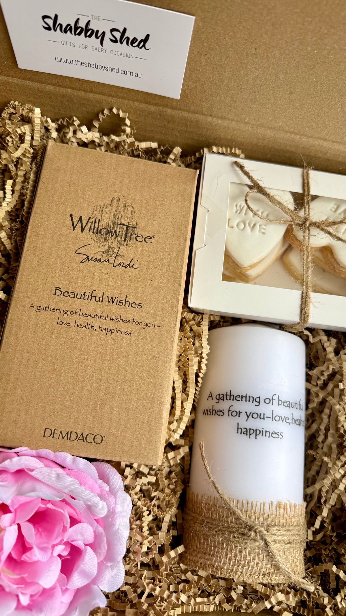 Beautiful Wishes Gift Box featuring Willow Tree by Susan Lordi