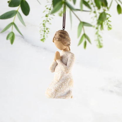 Prayer Of Peace Hanging Ornament - Willow Tree - By Susan Lordi