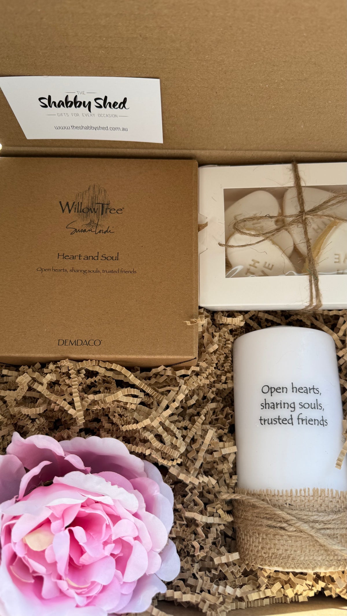 Heart and Soul Gift Box featuring Willow Tree by Susan Lordi