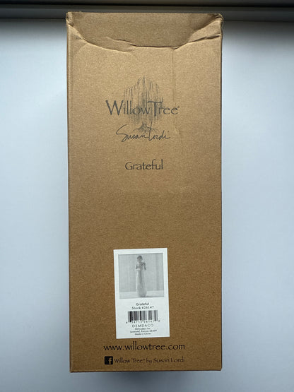 Clearance 'Grateful' Willow Tree figurine Damaged box
