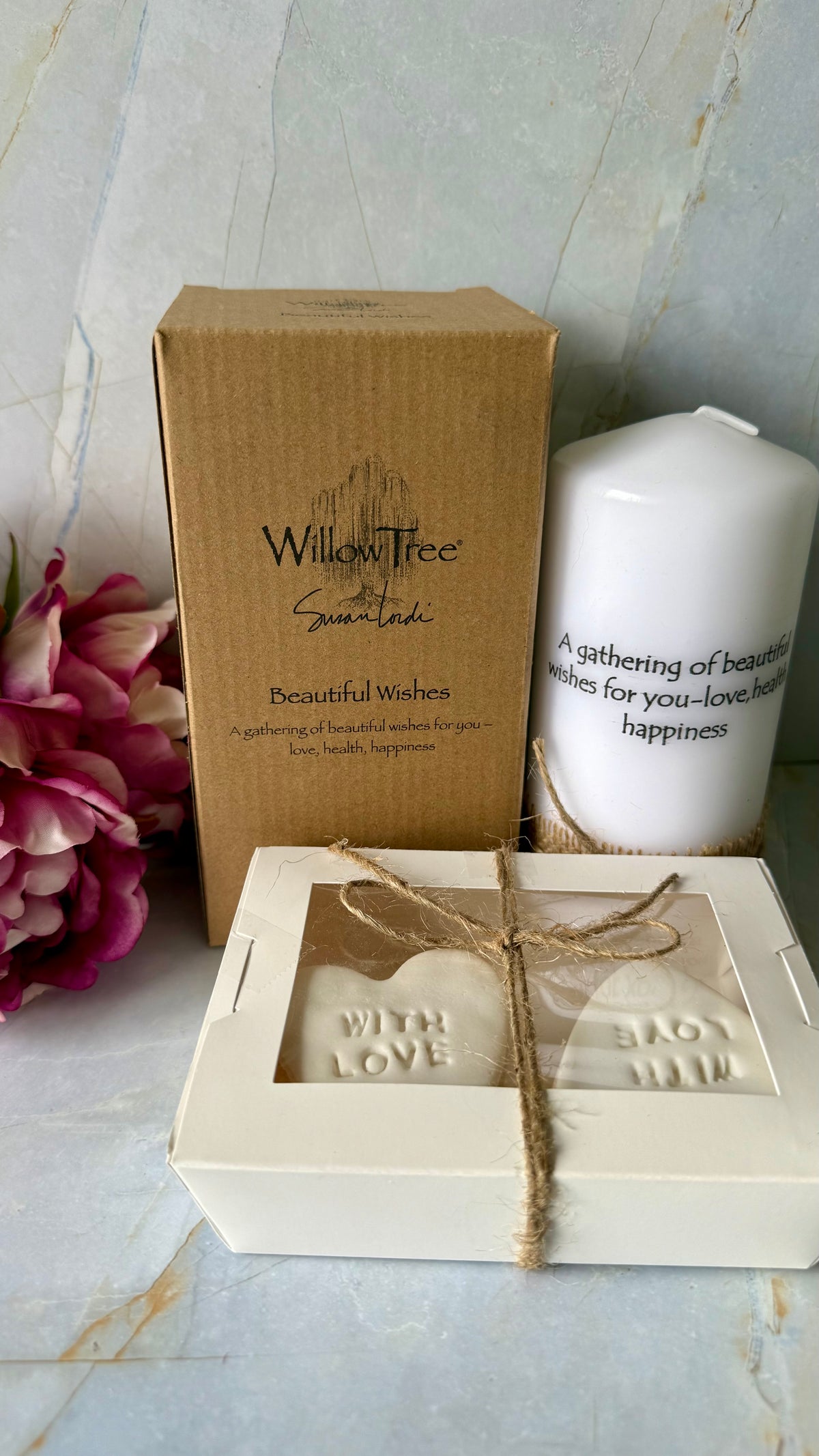 Beautiful Wishes Gift Box featuring Willow Tree by Susan Lordi