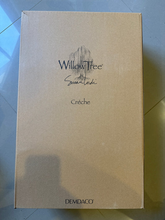 Clearance DAMAGED BOX  - Creche, Willow Tree Nativity Shelter