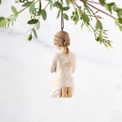 Prayer Of Peace Hanging Ornament - Willow Tree - By Susan Lordi