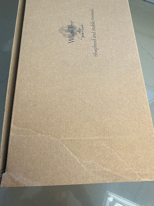 Clearance Shepherd and Stable Animals Willow Tree Nativity DAMAGED BOX