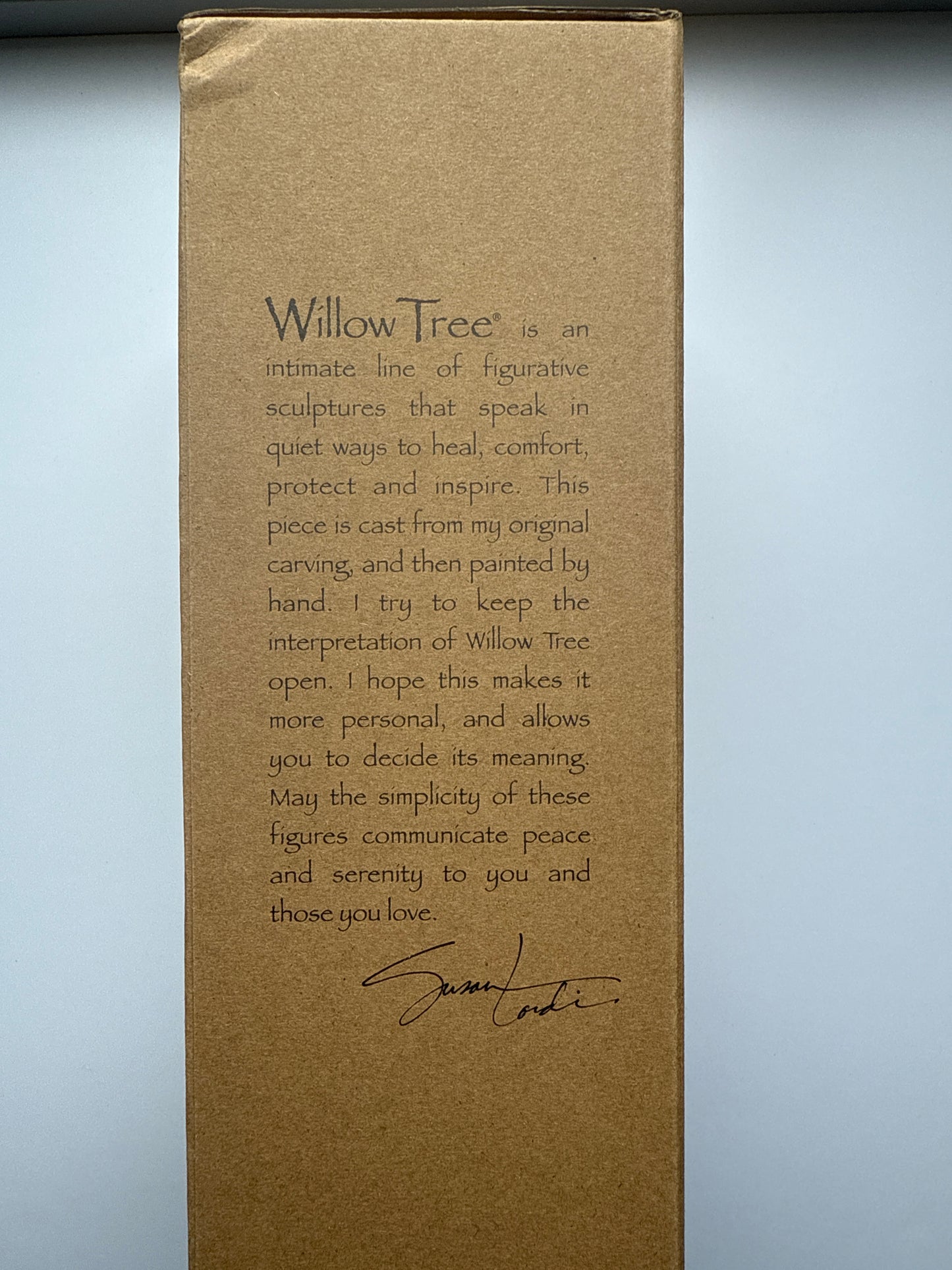 Clearance 'Grateful' Willow Tree figurine Damaged box