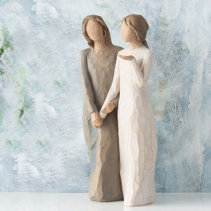 My Sister My Friend Willow Tree figurine gift for sister The Shabby Shed
