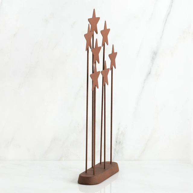 Nativity Starter Figures plus The Three Wisemen and Metal Stars