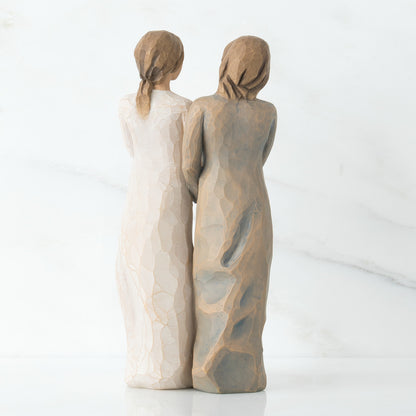 Back My Sister My Friend Willow Tree figurine gift for sister