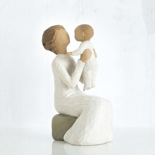 Willow Tree Grandmother figurine holding baby