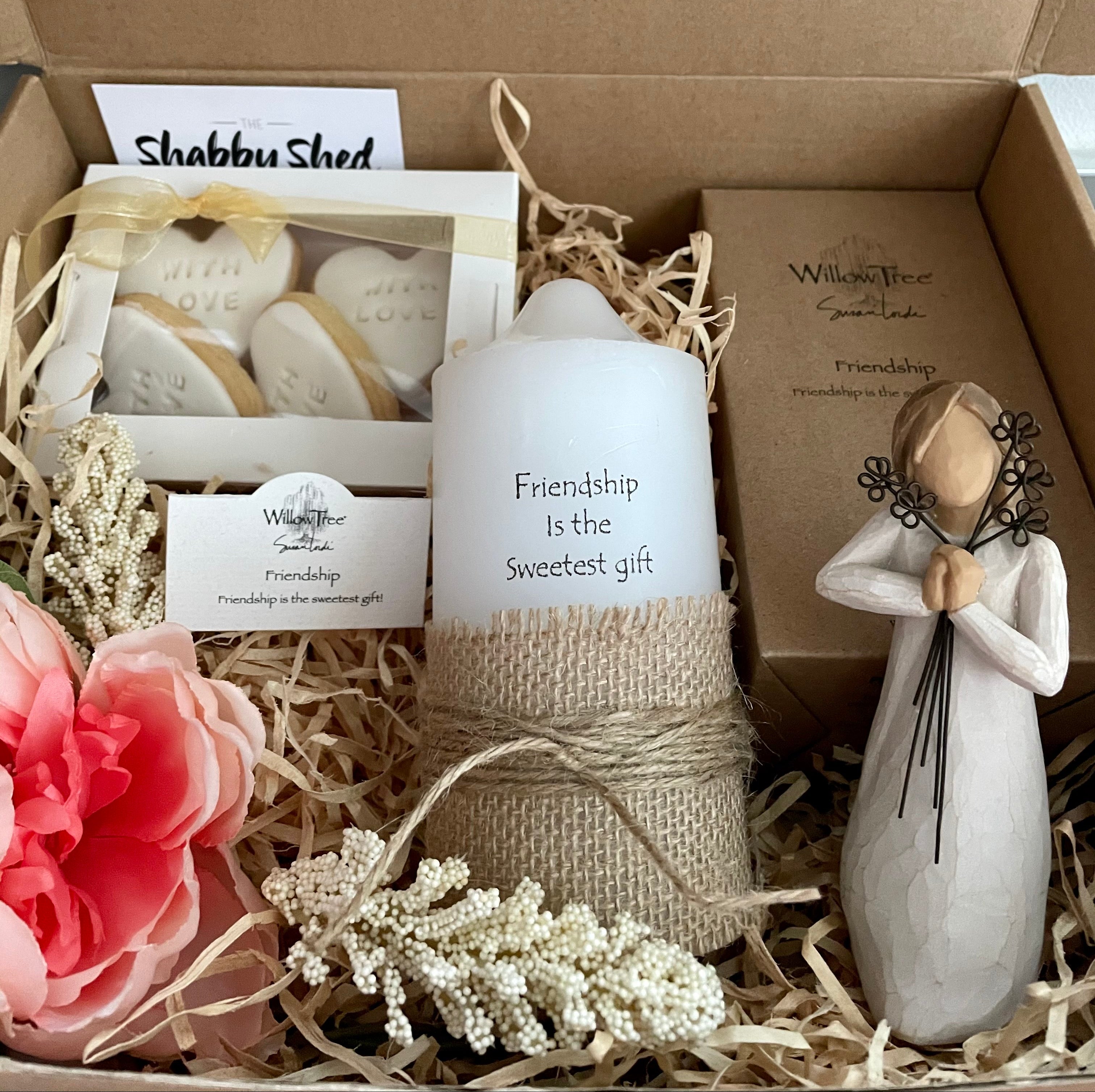Friend In A Box Friendship Gift Box | Willow Tree Friendship Gift | The Shabby Shed